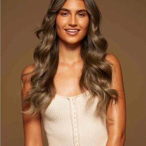 Luxy 16inch Classic Neutral Brown Balayage Clip-Ins - (140g).